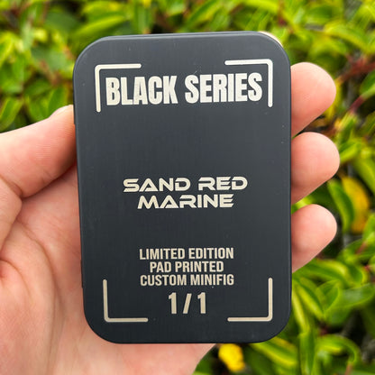 SAND RED MARINE - BLACK SERIES LIMITED EDITION 1/1