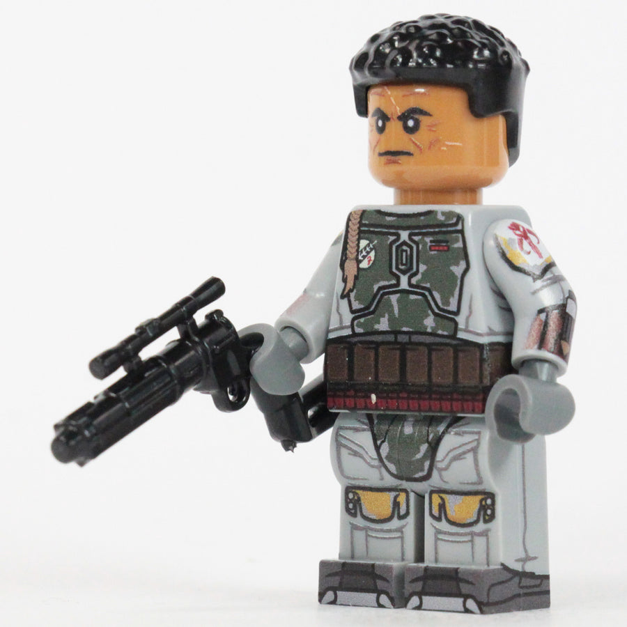 BrickTactical Custom LEGO Minifigure Battle Damaged Bounty Hunter Limited Edition 1/72