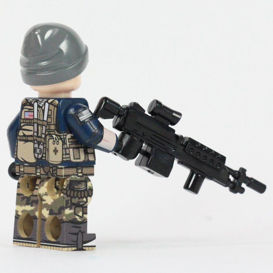 Tombstone Leader - LIMITED EDITION 1/72 – custom LEGO-compatible minifigure item by BrickTactical, alternate view