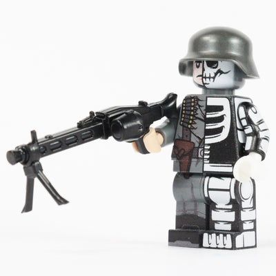 WW2 German Machine Gunner - LIMITED EDITION 1/72 – custom LEGO-compatible minifigure item by BrickTactical