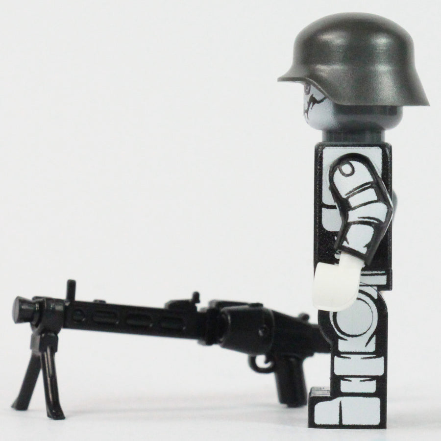 WW2 German Machine Gunner - LIMITED EDITION 1/72 – custom LEGO-compatible minifigure item by BrickTactical, alternate view