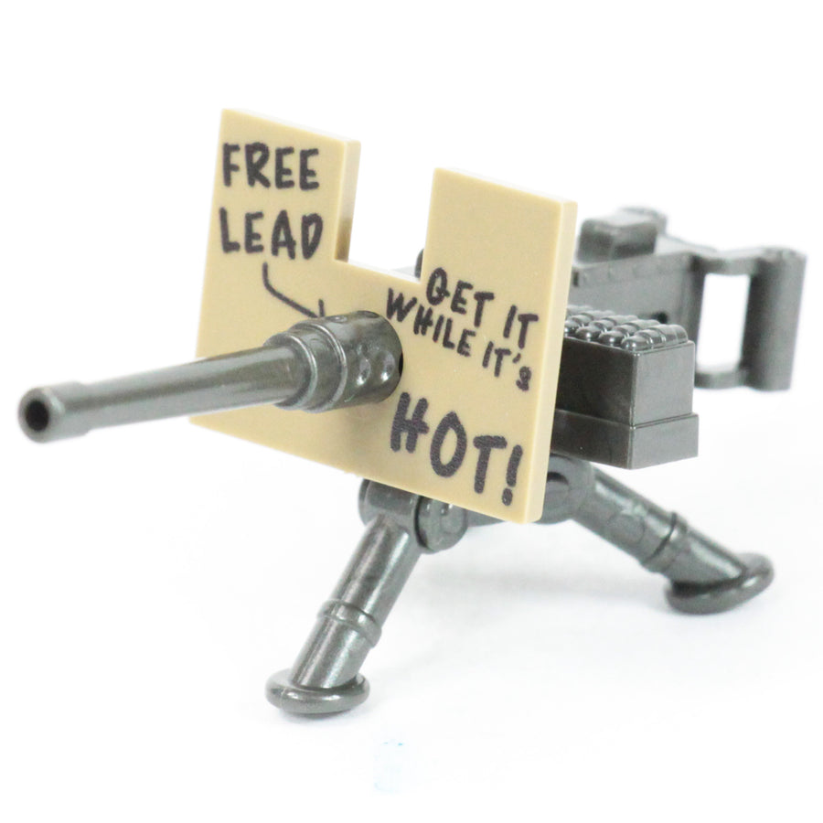 FREE LEAD GET IT WHILE IT'S HOT! M2 Machine Gun – custom LEGO-compatible minifigure item by BrickTactical, alternate view