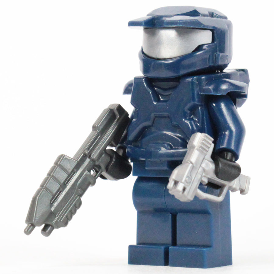 Space Marine (Dark Blue) – custom LEGO-compatible minifigure item by BrickTactical