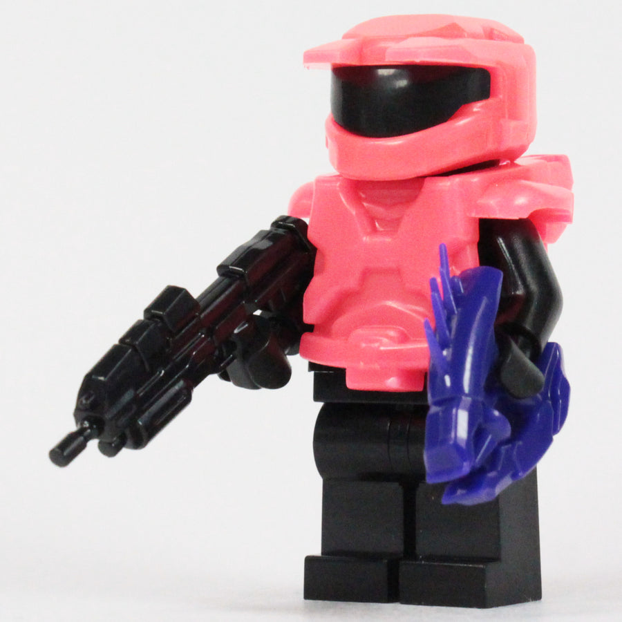 Neon Space Marine – custom LEGO-compatible minifigure item by BrickTactical