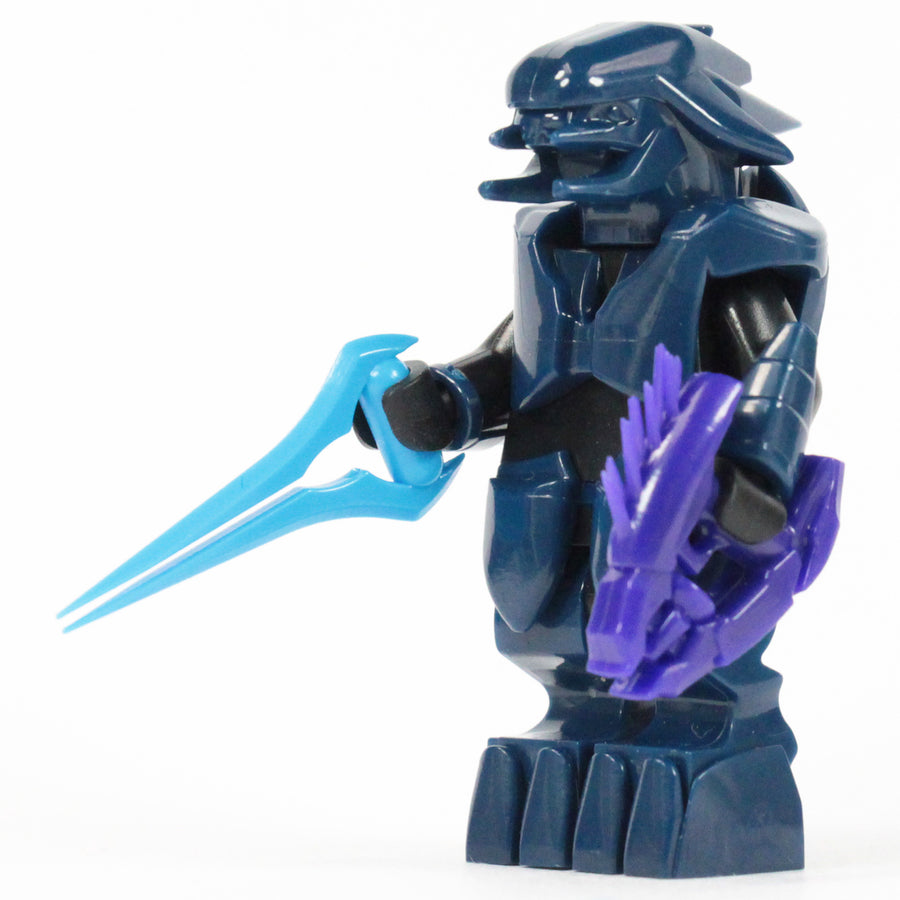 BrickTactical Custom LEGO Minifigure Alien Elite Dark Blue