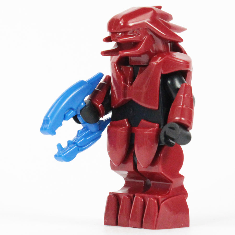 BrickTactical Custom LEGO Minifigure Alien Elite Dark Red