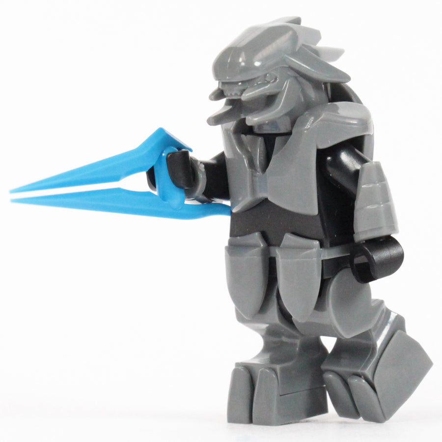 BrickTactical Custom LEGO Minifigure Alien Elite Dark Bluish Grey