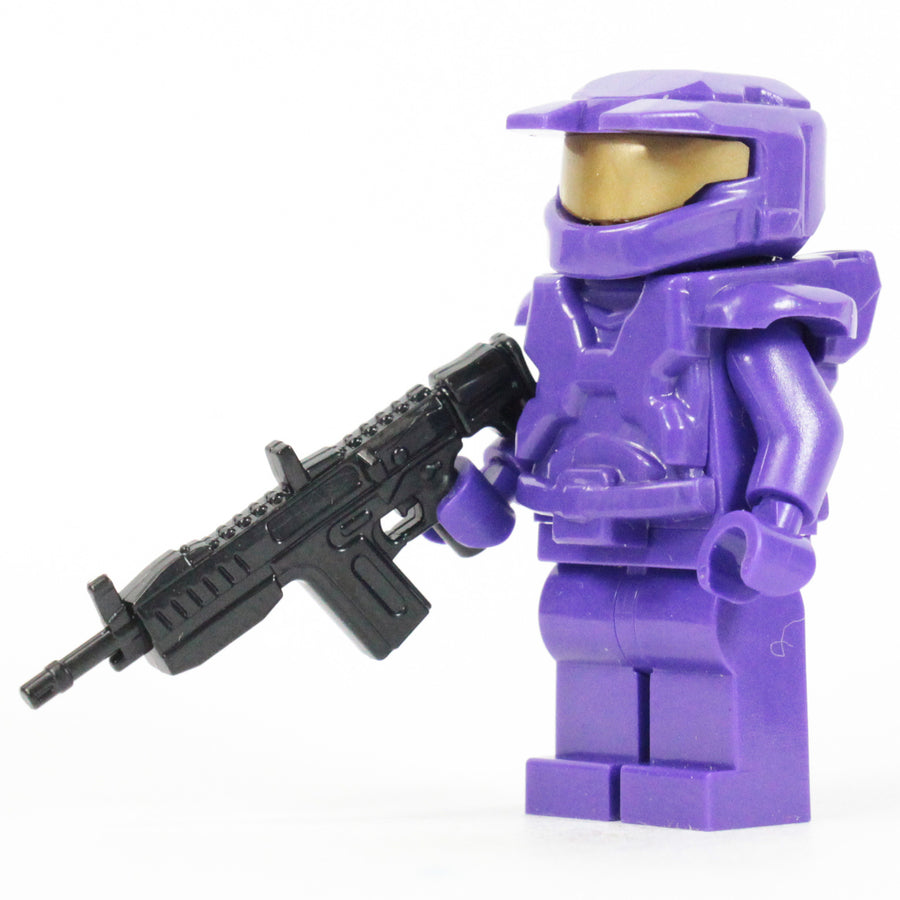 Space Marine (Purple) – custom LEGO-compatible minifigure item by BrickTactical