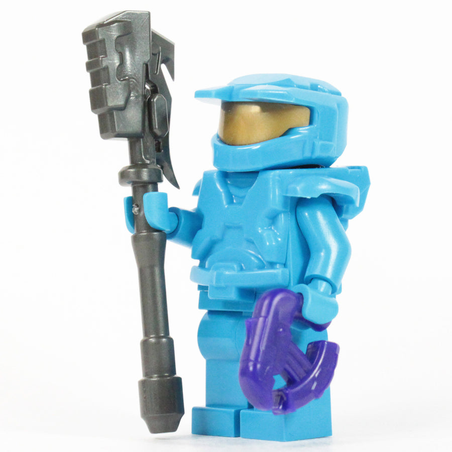 Space Marine (Dark Azure) – custom LEGO-compatible minifigure item by BrickTactical