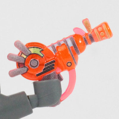 Printed Raygun (Transparent Orange) – custom LEGO-compatible minifigure item by BrickTactical