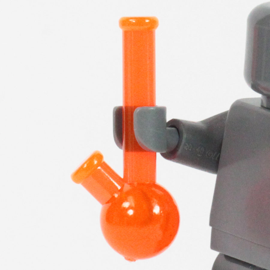 Transparent Orange Beaker – custom LEGO-compatible minifigure item by BrickTactical
