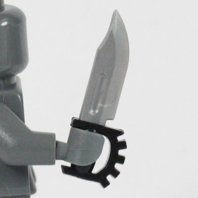 Overmolded Bowie Knife (Black) – custom LEGO-compatible minifigure item by BrickTactical