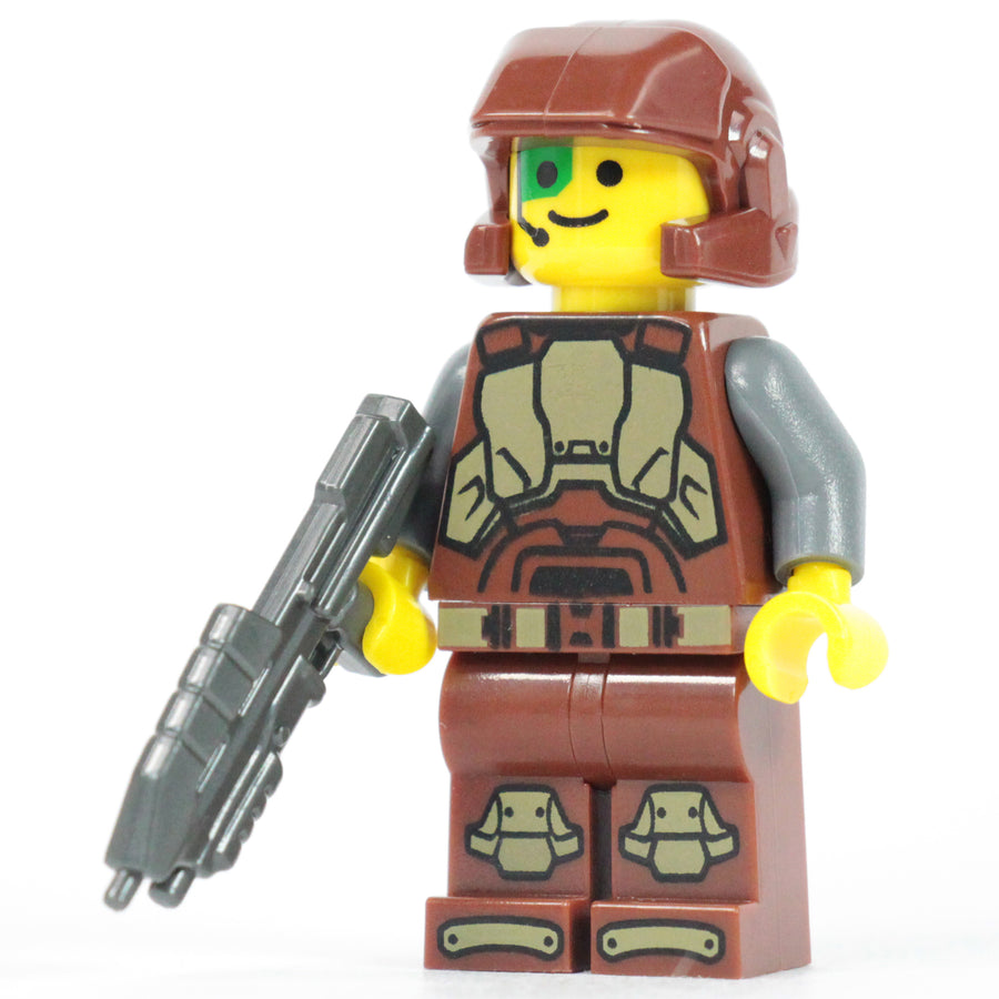 Marine V2 (Reddish Brown) – custom LEGO-compatible minifigure item by BrickTactical