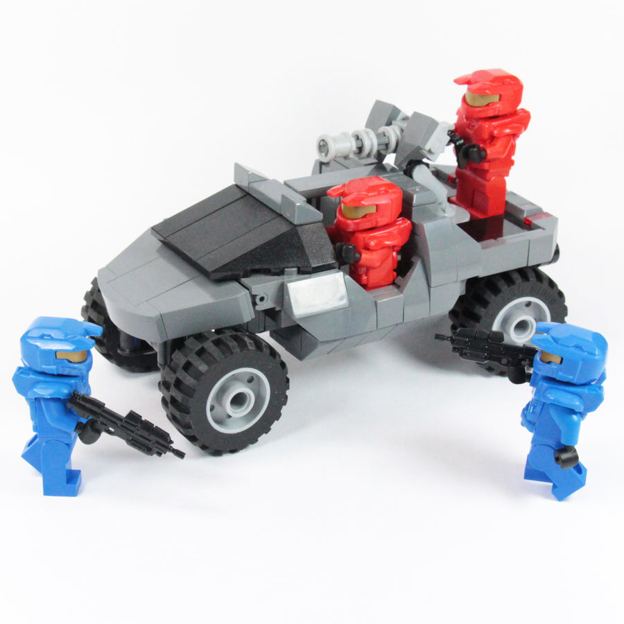 Space Marine Hog – custom LEGO-compatible minifigure item by BrickTactical, alternate view