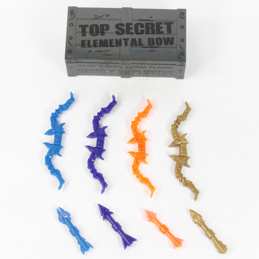 Elemental Bows and Arrows – custom LEGO-compatible minifigure item by BrickTactical, alternate view