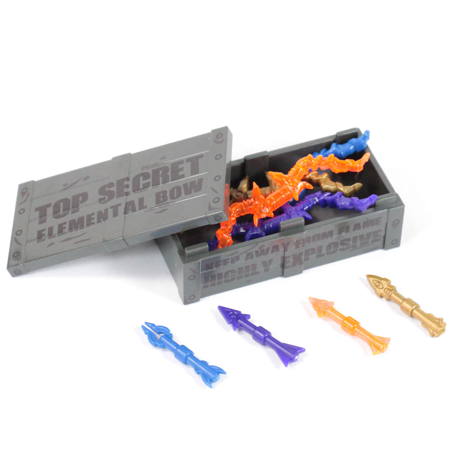 Elemental Bows and Arrows – custom LEGO-compatible minifigure item by BrickTactical, alternate view