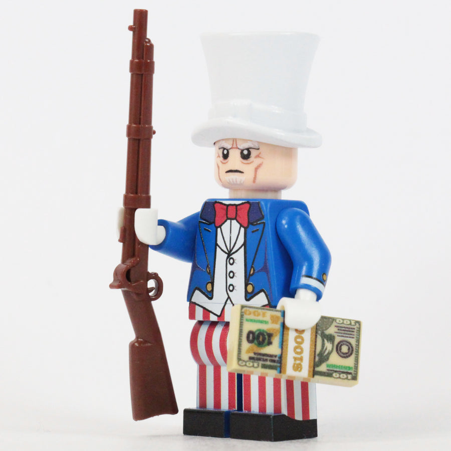 Uncle Sam - LIMITED EDITION 1/108 – custom LEGO-compatible minifigure item by BrickTactical
