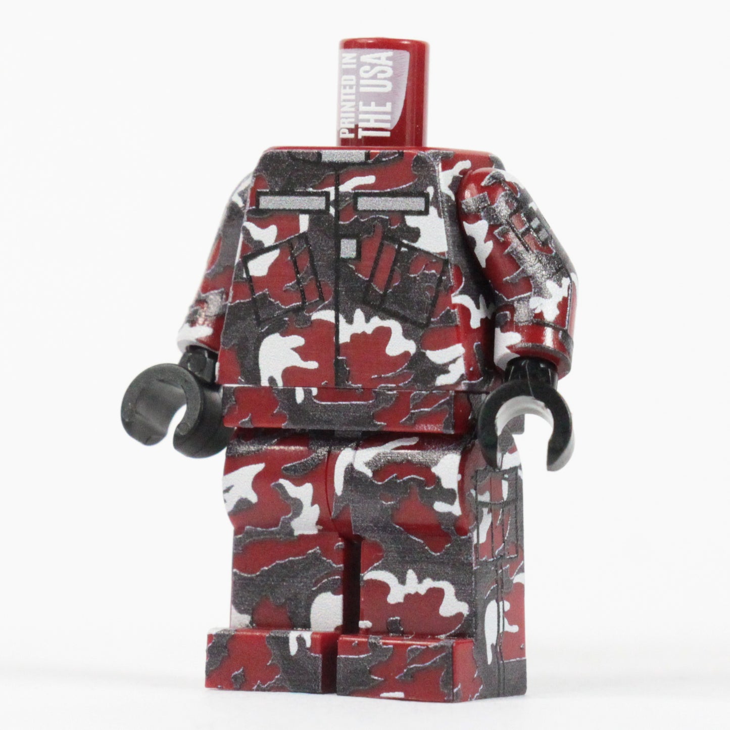 Tiger Stripe Camo Body (Dark Red)