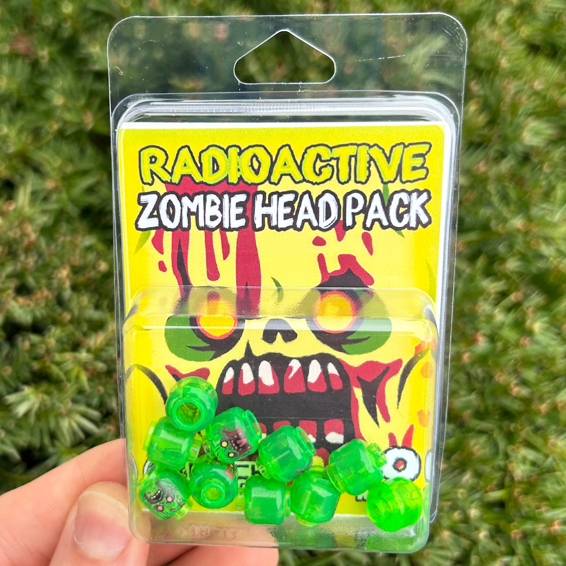 zombies Radioactive Zombie Head Pack – BrickTactical