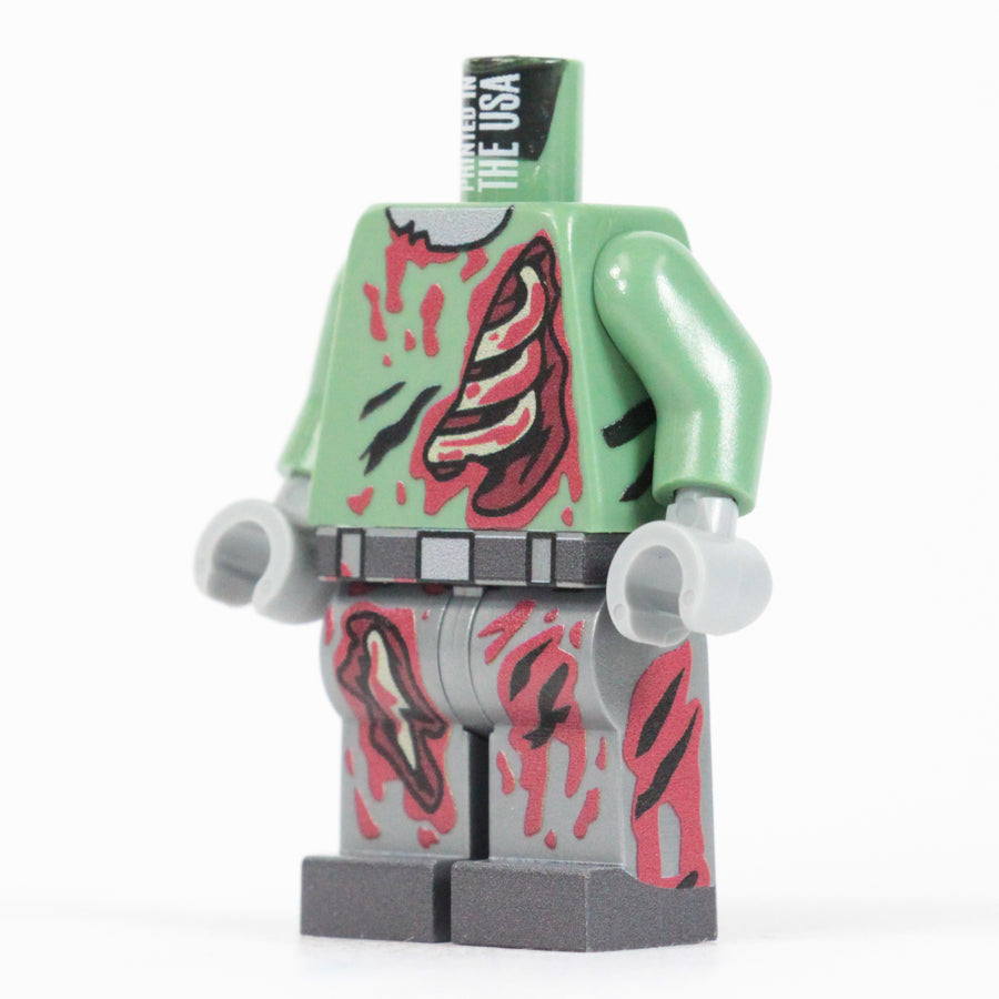 Zombie Body #3 – custom LEGO-compatible minifigure item by BrickTactical