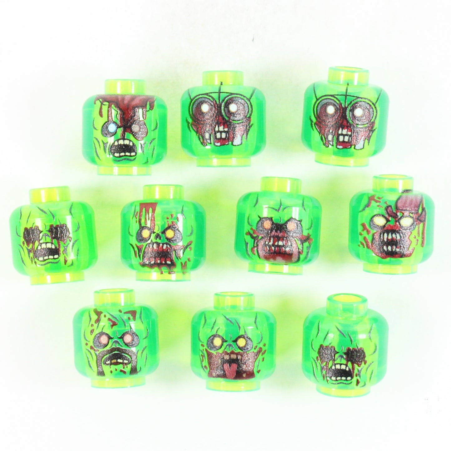 Radioactive Zombie Head Pack