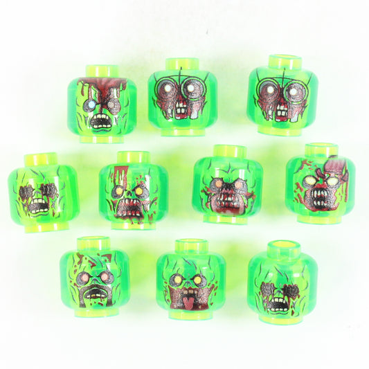 Radioactive Zombie Head Pack