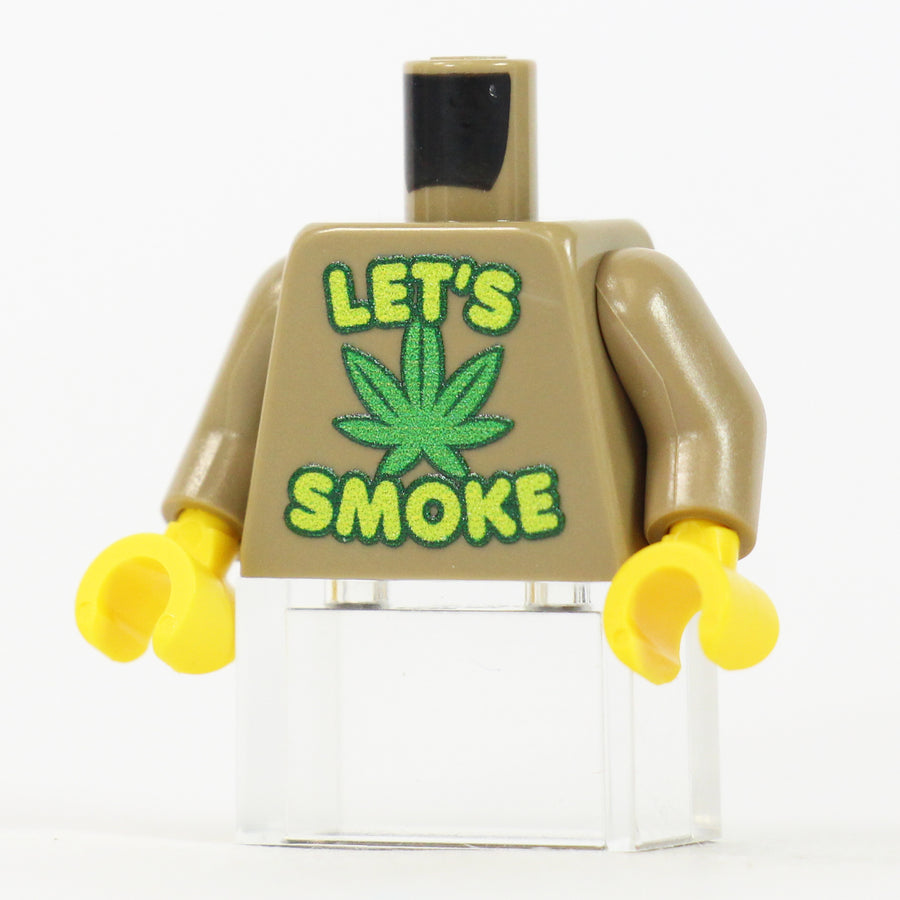 Leaf Torso (Dark Tan) – custom LEGO-compatible minifigure item by BrickTactical