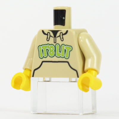 It's Lit Leaf Torso – custom LEGO-compatible minifigure item by BrickTactical