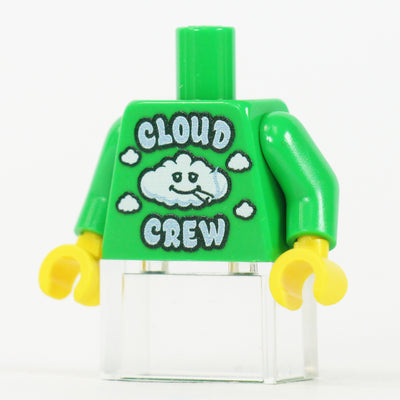 Cloud Crew Leaf Torso – custom LEGO-compatible minifigure item by BrickTactical