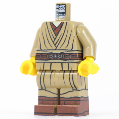 Sorcerer Robe Body (Dark Tan) – custom LEGO-compatible minifigure item by BrickTactical