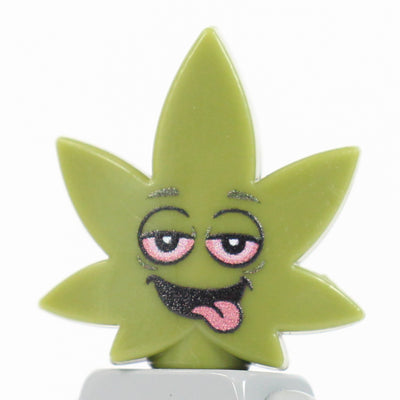 Crazy Leaf Head – custom LEGO-compatible minifigure item by BrickTactical