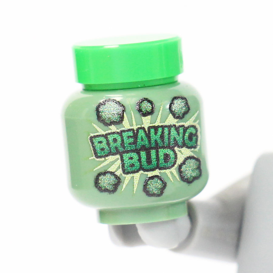 BrickTactical Custom Printed LEGO Breaking Bud Leaf Jar