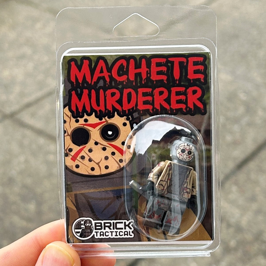 Machete Murderer – custom LEGO-compatible minifigure item by BrickTactical, alternate view