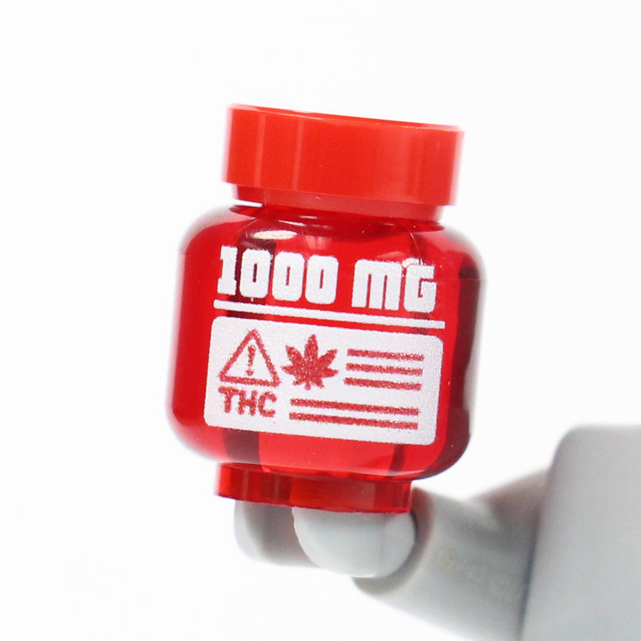 BrickTactical Custom Printed LEGO 1000MG Leaf Jar