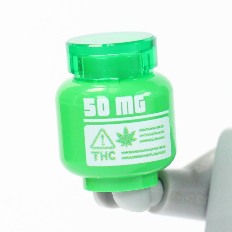BrickTactical Custom Printed LEGO 50MG Leaf Jar