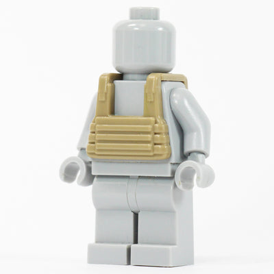 BrickTactical Custom LEGO Blank Chest Rig Vest Dark Tan