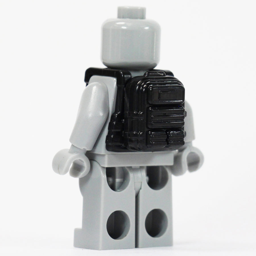 Heavy Backpack – custom LEGO-compatible minifigure item by BrickTactical, alternate view