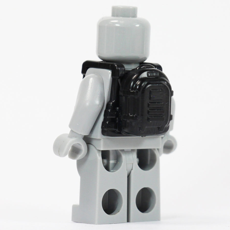 Lightweight Backpack – custom LEGO-compatible minifigure item by BrickTactical, alternate view