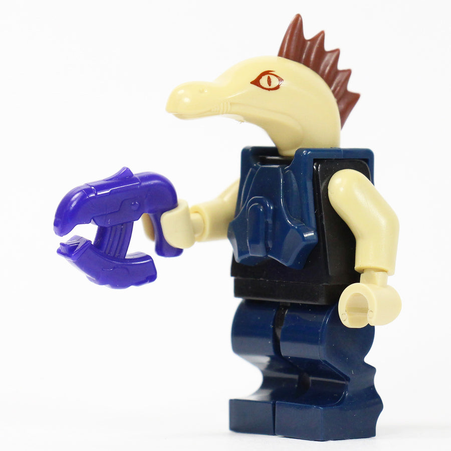 BrickTactical Custom LEGO Minifigure Alien Jackal Dark Blue