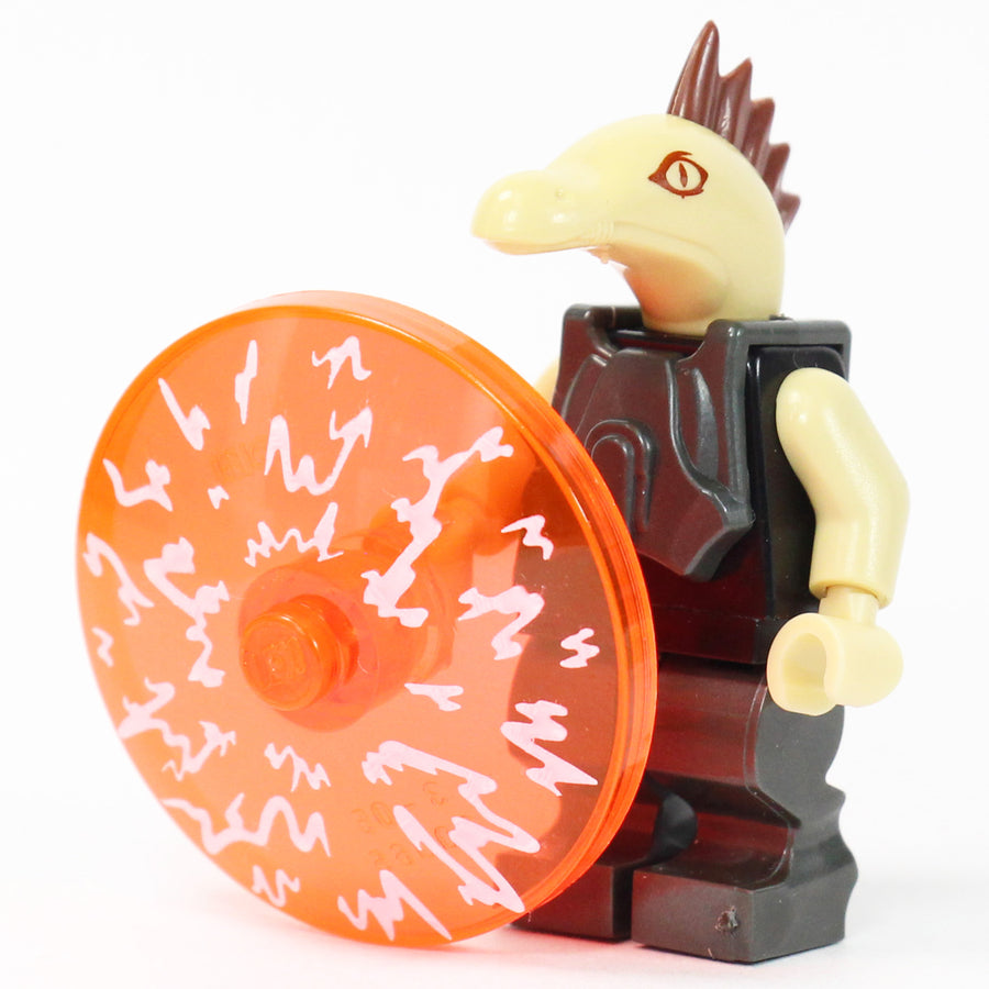 BrickTactical Custom LEGO Alien Jackal Shield Orange view 3