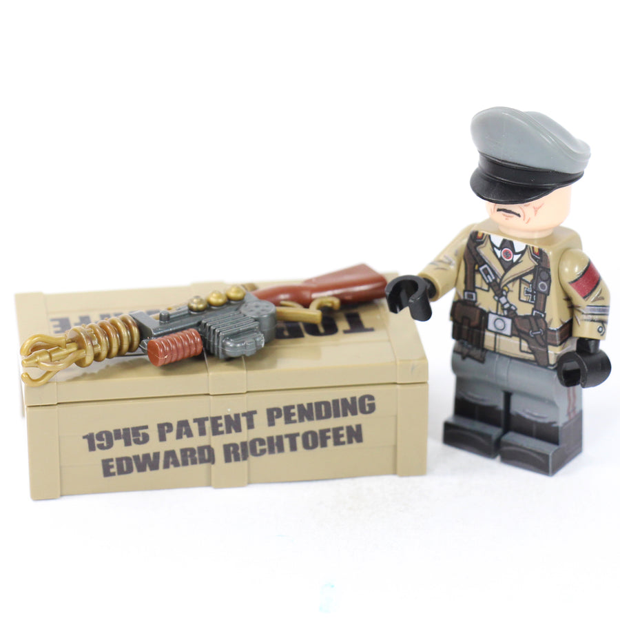 German Scientist - LIMITED EDITION 1/72 – custom LEGO-compatible minifigure item by BrickTactical, alternate view