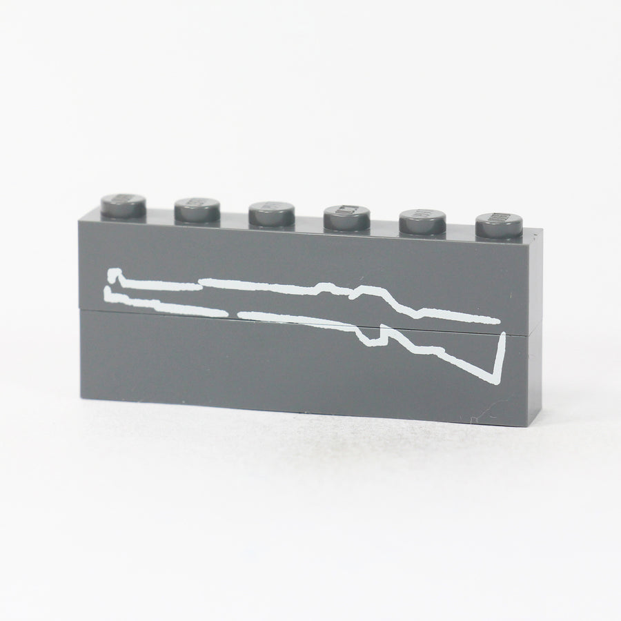 Zombie Wall Brick K98k – custom LEGO-compatible minifigure item by BrickTactical