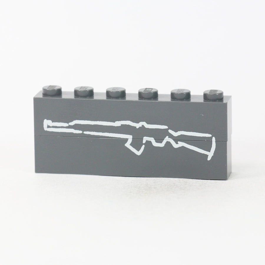 Zombie Wall Brick G43 – custom LEGO-compatible minifigure item by BrickTactical
