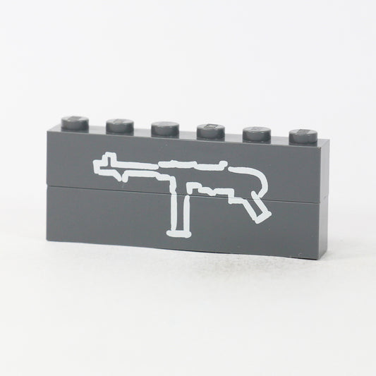 Zombie Wall Brick MP40