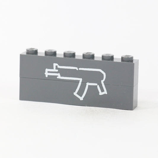 Zombie Wall Brick AK74u
