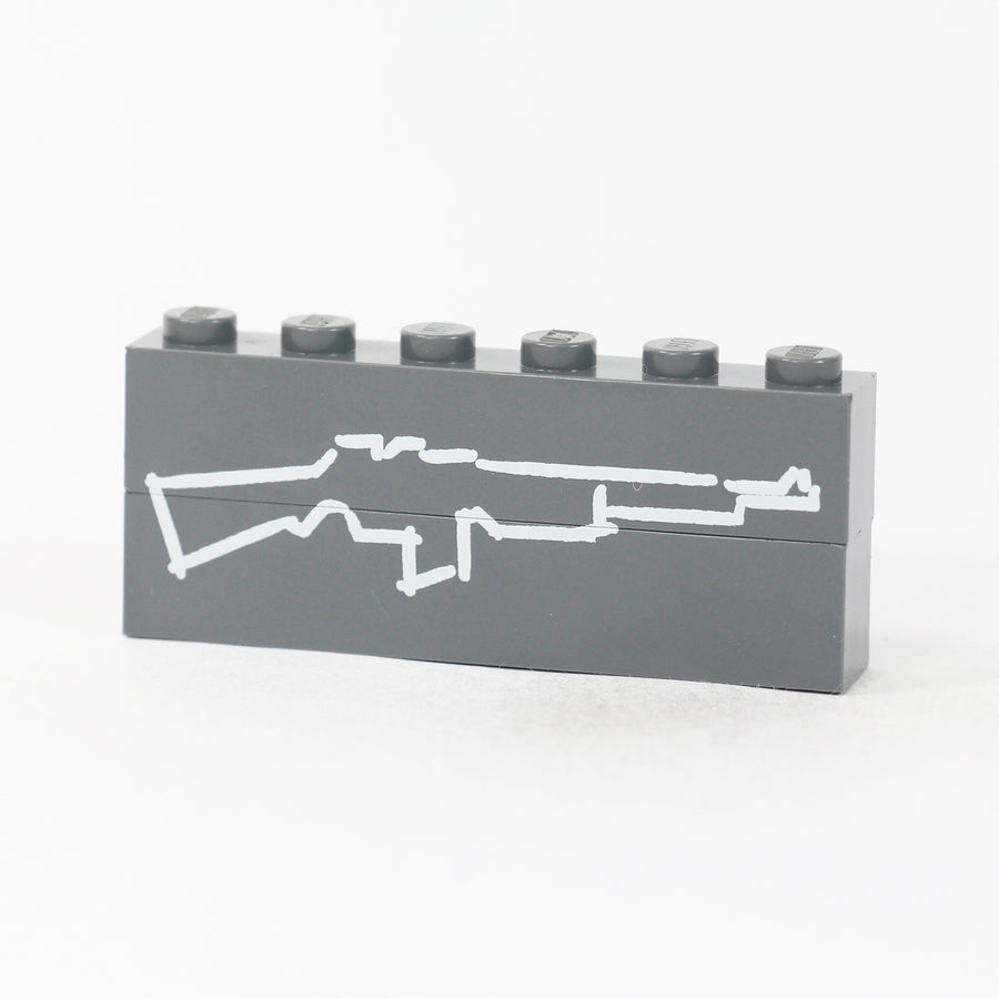 Zombie Wall Brick BAR – custom LEGO-compatible minifigure item by BrickTactical
