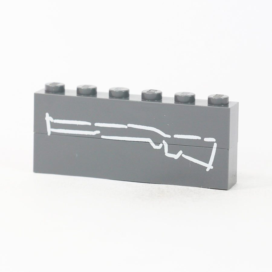 Zombie Wall Brick Olympia Shotgun – custom LEGO-compatible minifigure item by BrickTactical