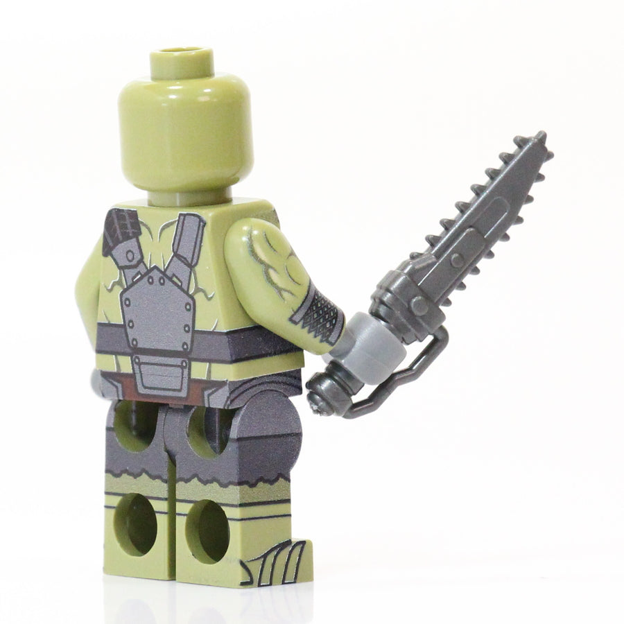 Super Mutant – custom LEGO-compatible minifigure item by BrickTactical, alternate view