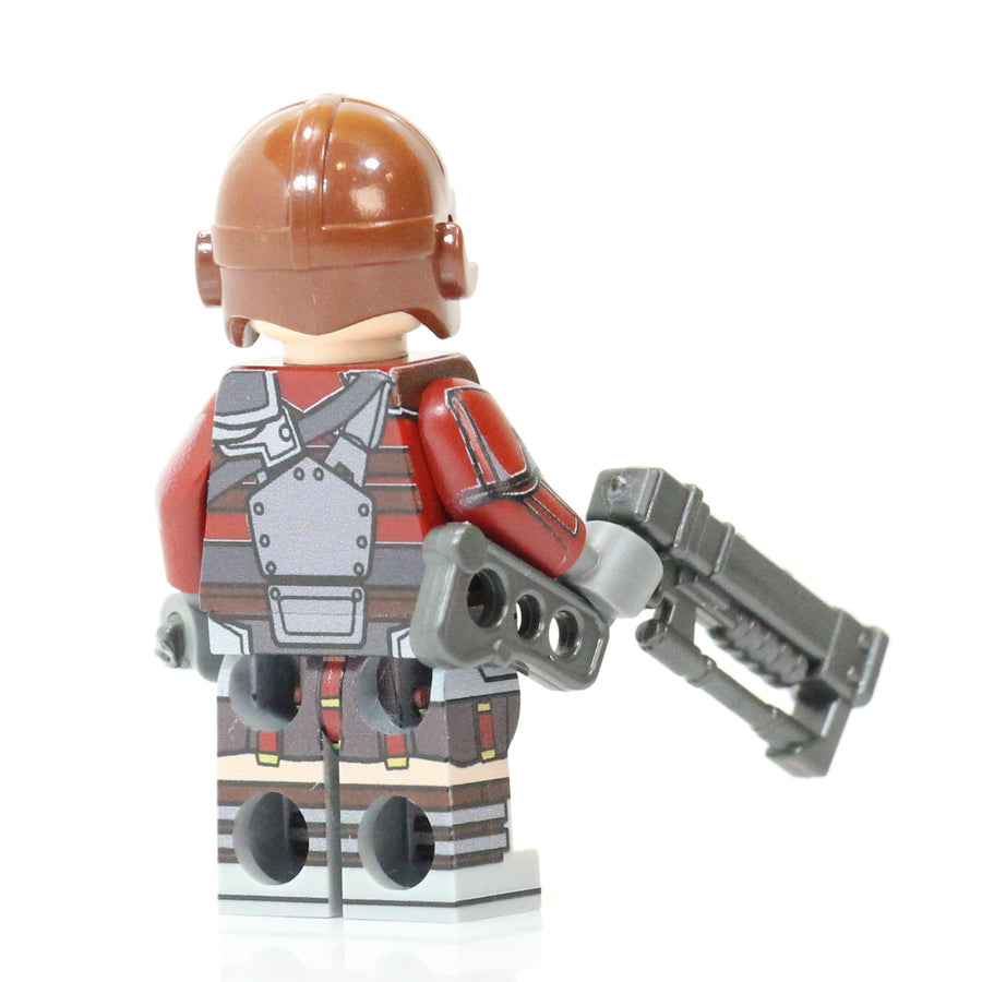 Nuclear Gladiator – custom LEGO-compatible minifigure item by BrickTactical, alternate view