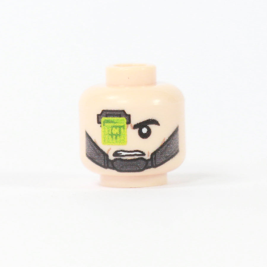 Marine Head #4 – custom LEGO-compatible minifigure item by BrickTactical